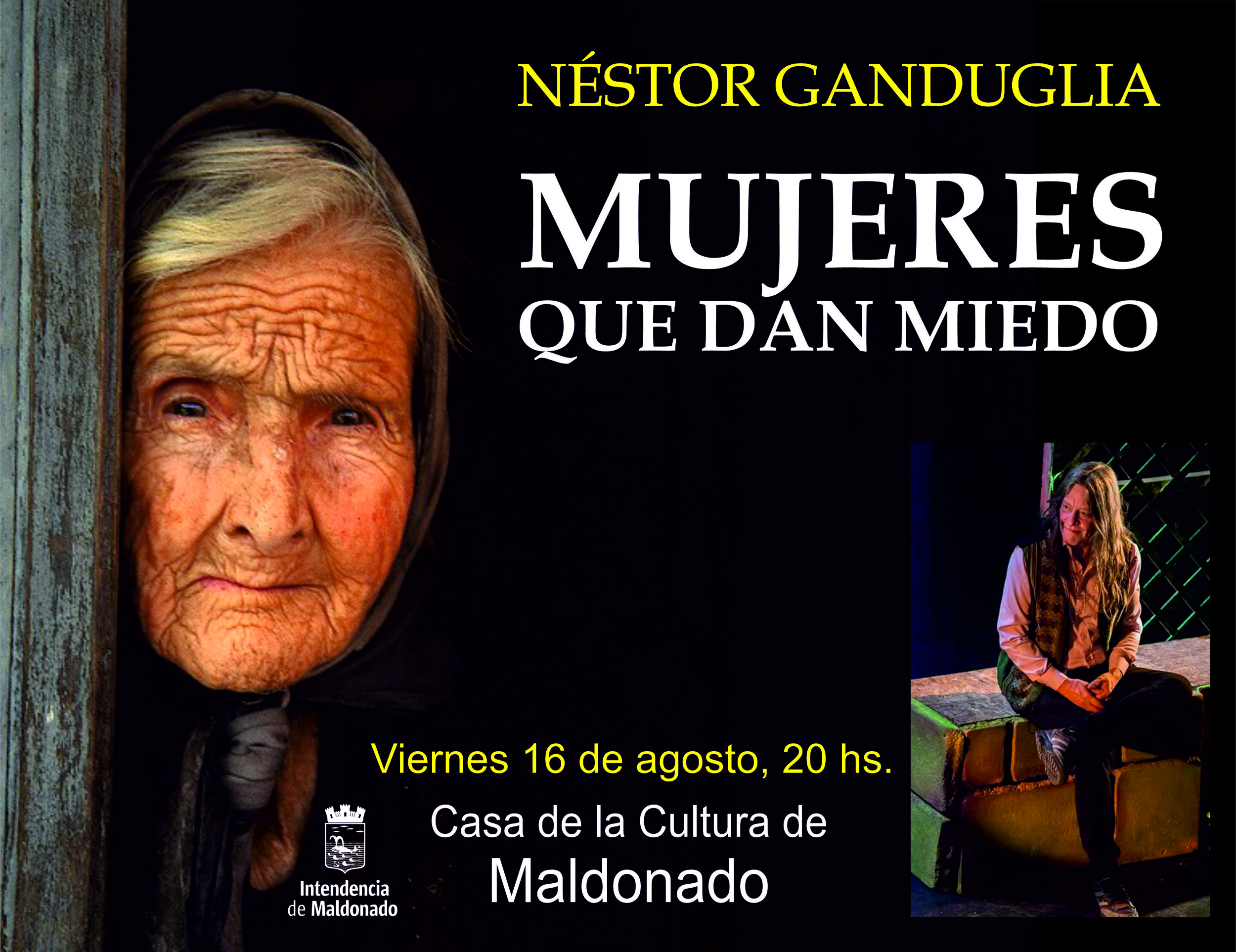 afiche charla Néstor Ganduglia