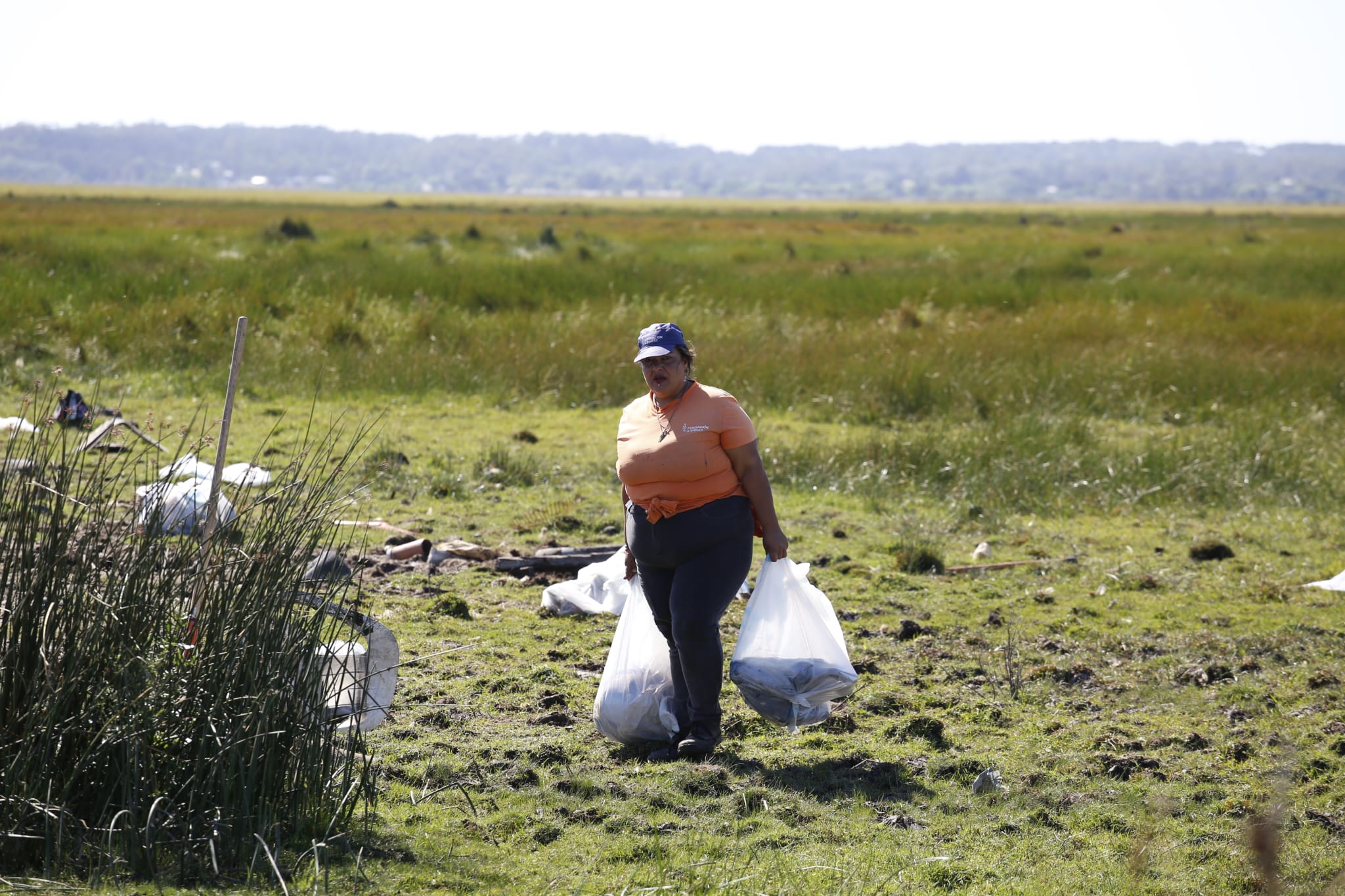 limpieza cañada humedal