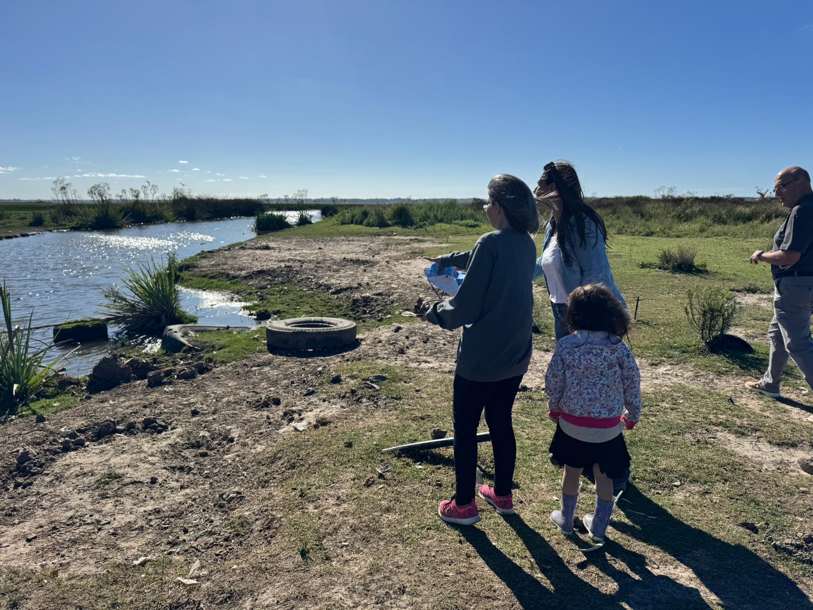 limpieza cañada humedal