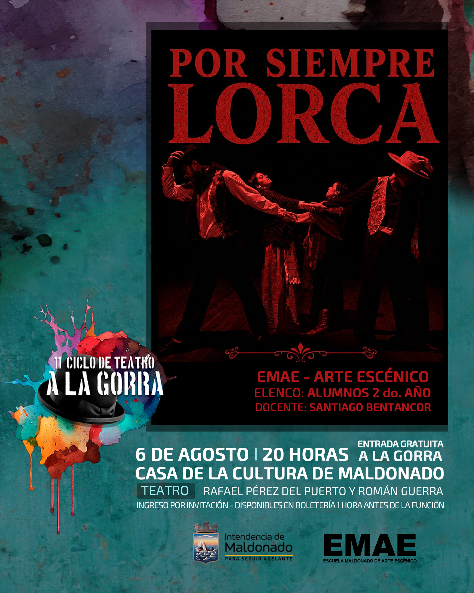 Flyer "Por siempre Lorca"