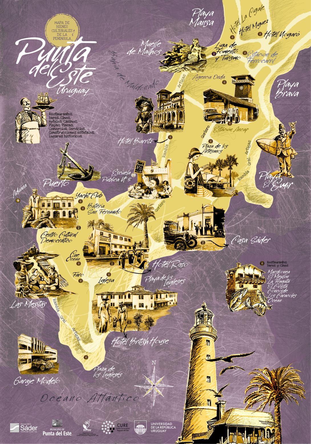 Mapa Poster Bienes Culturales
